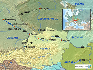 Danube Map